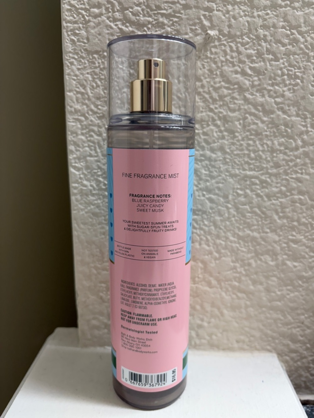 Bath & Body Works Blue Raspberry Burst Fine Fragrance Mist - Blue, Pink - Picture 2 of 2